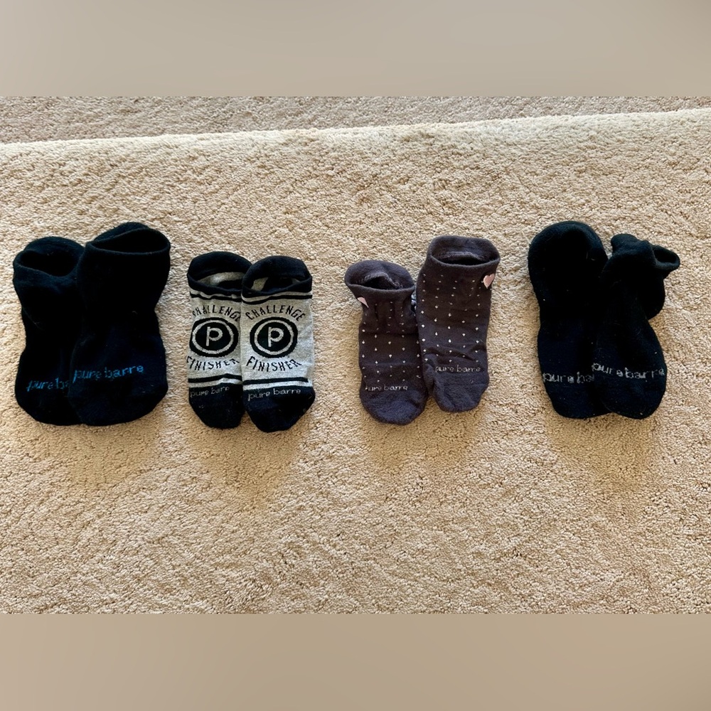 Pure Barre Socks OS